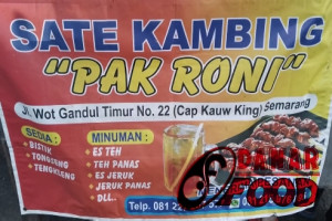 Sate Kambing dan Bestik Kambing Pak Roni : Kuliner Legendaris dengan Daging Empuk di Kota Semarang