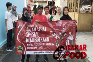 Mempererat Kekeluargaan dan Silaturahmi : Jalan Sehat Meriah Peringati HUT RI ke-78 di Cantung