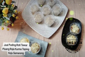 Pudding Roti Pisang Kurma Semarang Dijamin Lembut Lezat Tinggi Kalori, Cocok untuk Camilan Anak Anak