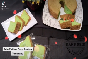 Bolu Chiffon Cake Pandan Semarang ala Rumahan yang Enak Murah Lembut di Dalam dan Luar