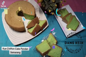 Jual Kue Chiffon Cake Pandan Semarang Enak Murah, Bolu Super Lembut untuk Camilan Keluarga di Rumah