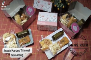Paketan Snack Kardus Thinwall Premium di Semarang : Enak Murah Terjangkau Lezat Halal Higienis Ekonomis