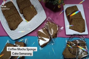 Jual Coffee Mocha Sponge Cake Semarang : Super Wangi, Lembut dan Tembem Banget Hingga Terasa di Mulut