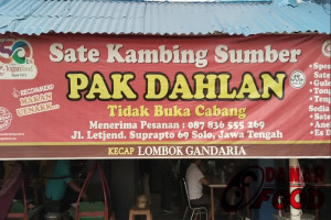 Kuliner Sate Kambing Sumber Pak Dahlan Solo : Langganan Pak Jokowi dan Mas Gibran Rakabuming Raka