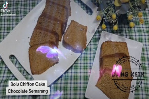Bolu Chiffon Cake Chocolate Semarang Terenak Termurah, Cocok Buat Camilan Keluarga dan Ide Jualan