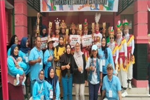 Kecamatan Candisari : Gelar Lomba Senam Kreasi, Cooking Class, Bazar UMKM, dan Sembako Murah