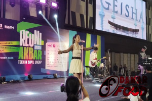 Konser Musik Geisha Hibur Penggemar di Reuni Akbar Teknik Sipil UNDIP Semarang 2025