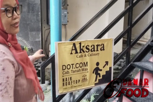 Aksara Cafe & Culinary Semarang : Hidden Gem Angkringan Kekinian Viral, Rooftop Perpustakaan Jateng
